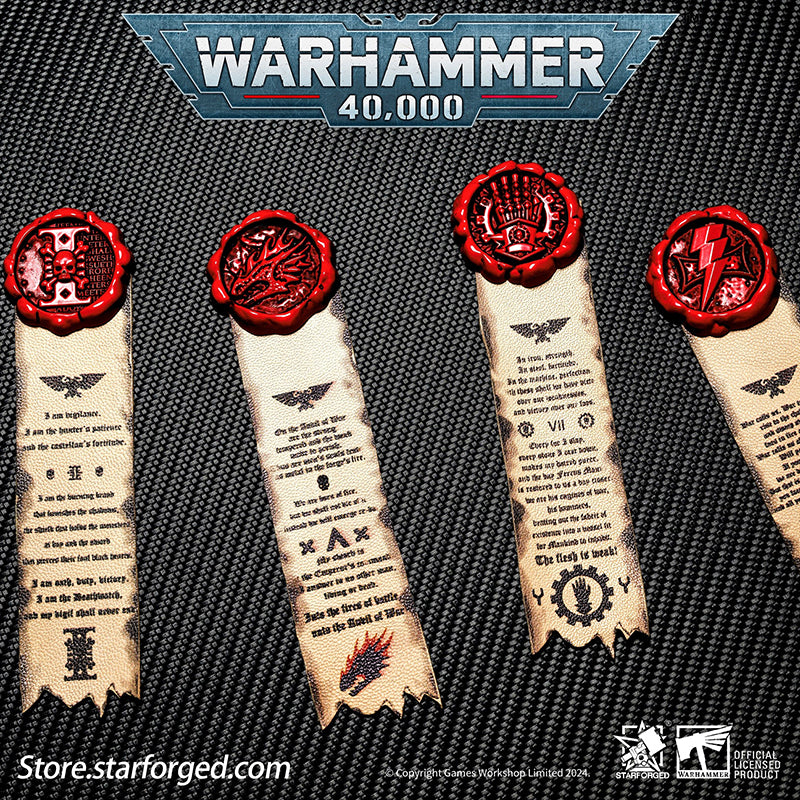 Starforged  Warhammer 40K Purity Seals Salamanders & Deathwatch  White Scars 2024 Set