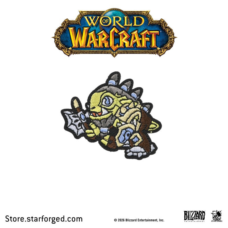 Starforged World of Warcraft Azmerloth Murloc World T-Shirt Velcro Patch Game Merchandise Clothes Officially Authorized