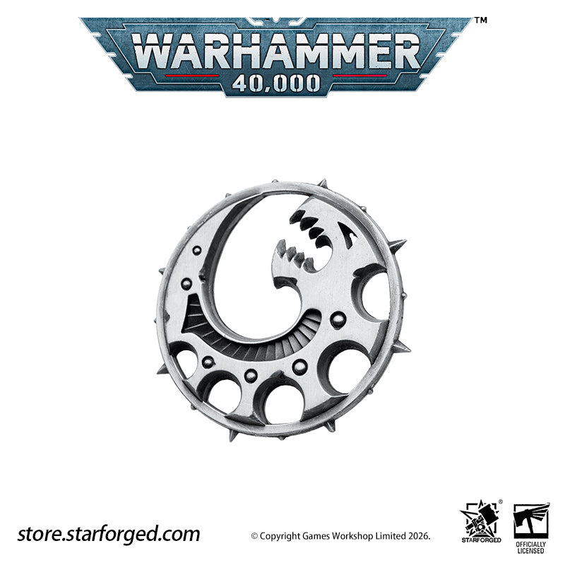 Warhammer 40K Mark of Brood Brothers Pin Badge Dragon Brooch Starforged "Brood Brothers" is the name given by a Genestealer Cult's members to normal Humans who have been infected with the xenos genetic material of a Genestealer Patriarch through its ovipositor. This infection makes these people members of the cult's collective psychic Broodmind as well as the potential parents of a new generation of Genestealer hybrids.