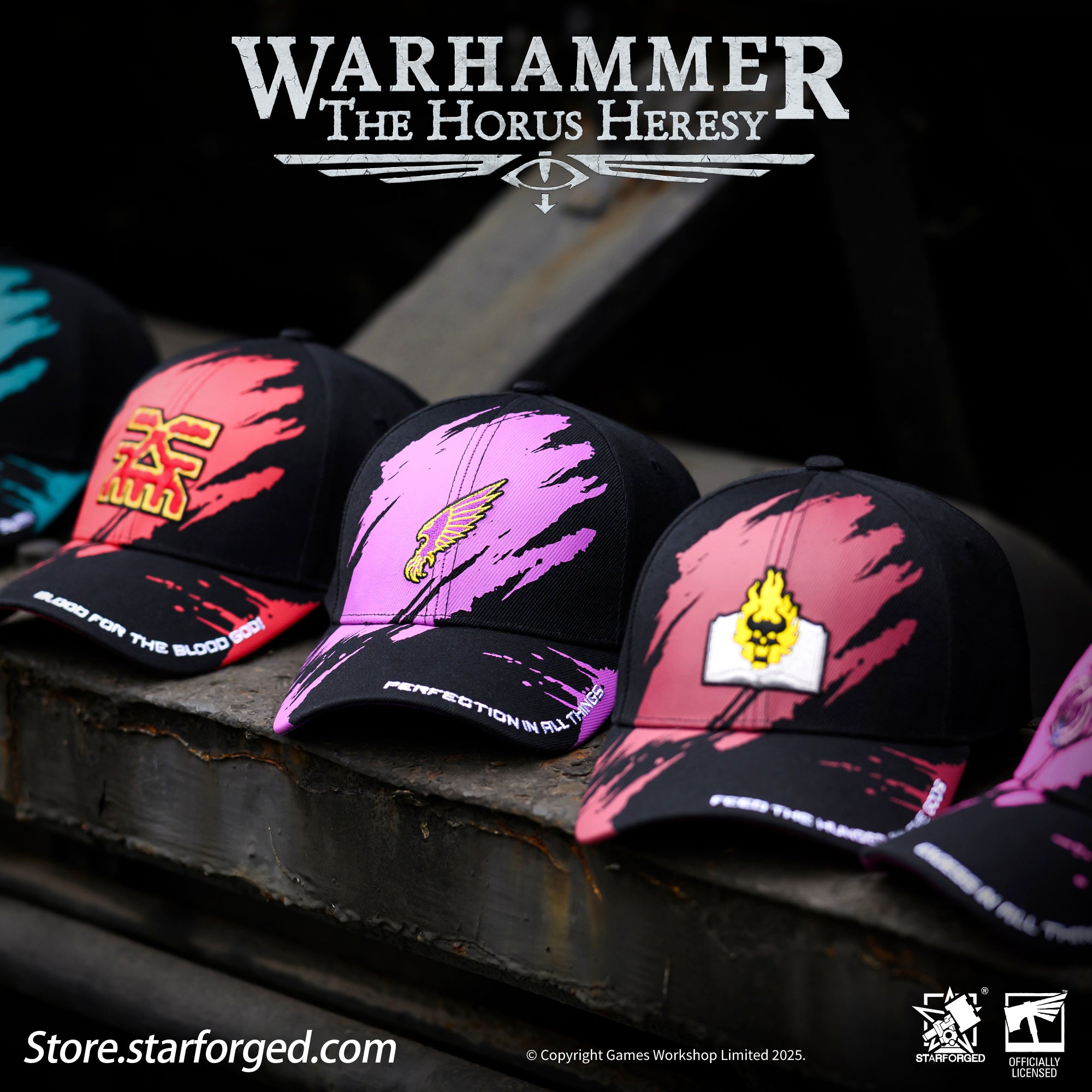 Starforged Warhammer 40K Chaos Faction Themed Hats Baseball Peaked Cap Other