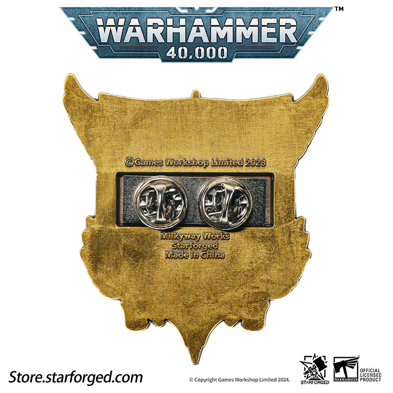 Starforged Brooch Roboute Guilliman  Indomitus Crusade Campaign Badge Pin Badge Warhammer 40000