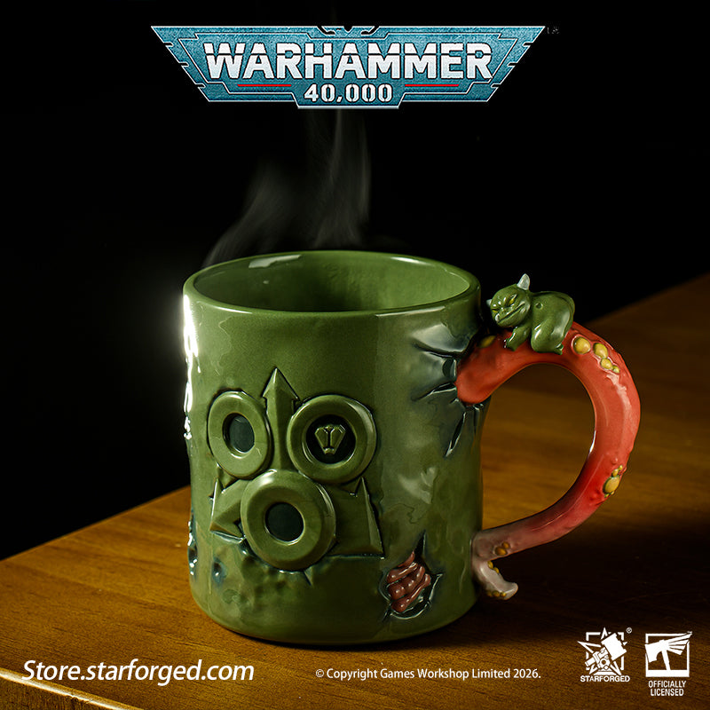 Starforged Warhammer 40K Chaos Gods Dark Gods The Plague Lord Nurgle Pustulent Beverage Mug All the Chaos gods are embodiments of the hopes, fears and other strong emotions and concepts generated by the mortal races. In Nurgle's case, the source of power is insecurity, denial, self-delusion and the living's fear of inevitable death and disease, as well as their unconscious response to that fear, which is the "power of life", the motivating power of mankind and other races. 
