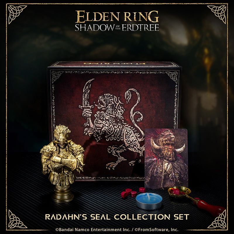 Starscourge Radahn Starforged ELDEN RING Radahn Sealing Wax Statue Commemorative Coins Game Merchandise Officially Authorized "The Red Lion General wielded gravitational powers which he learned in Sellia during his younger days. All so he would never have to abandon his beloved but scrawny steed."
