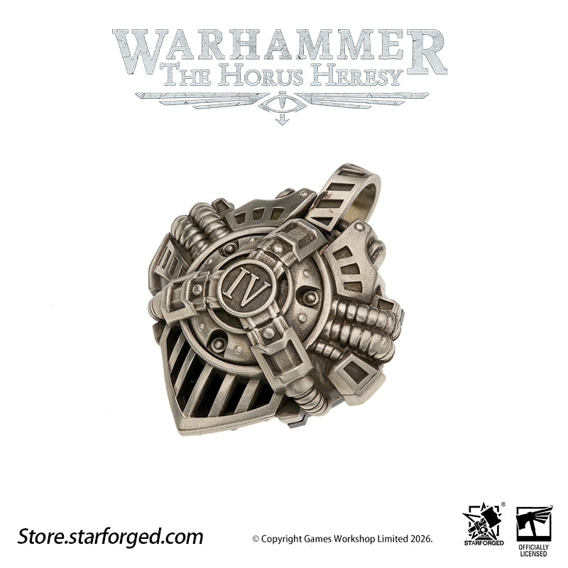 Starforged Warhammer 30K Iron Warriors Heart of Iron Necklace Pendant Warhammer Gifts Fashion Accessories