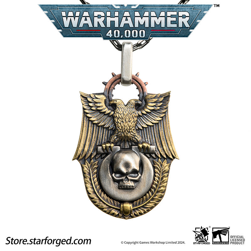Starforged Warhammer 40K Macragge‘s Triumph Ultramarines Space Marines II Men's Necklace Christmas Gifts