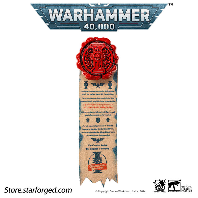 Warhammer 40K Brooch Peripheral Products Purity Seals 4 Piece Starforged Set 2