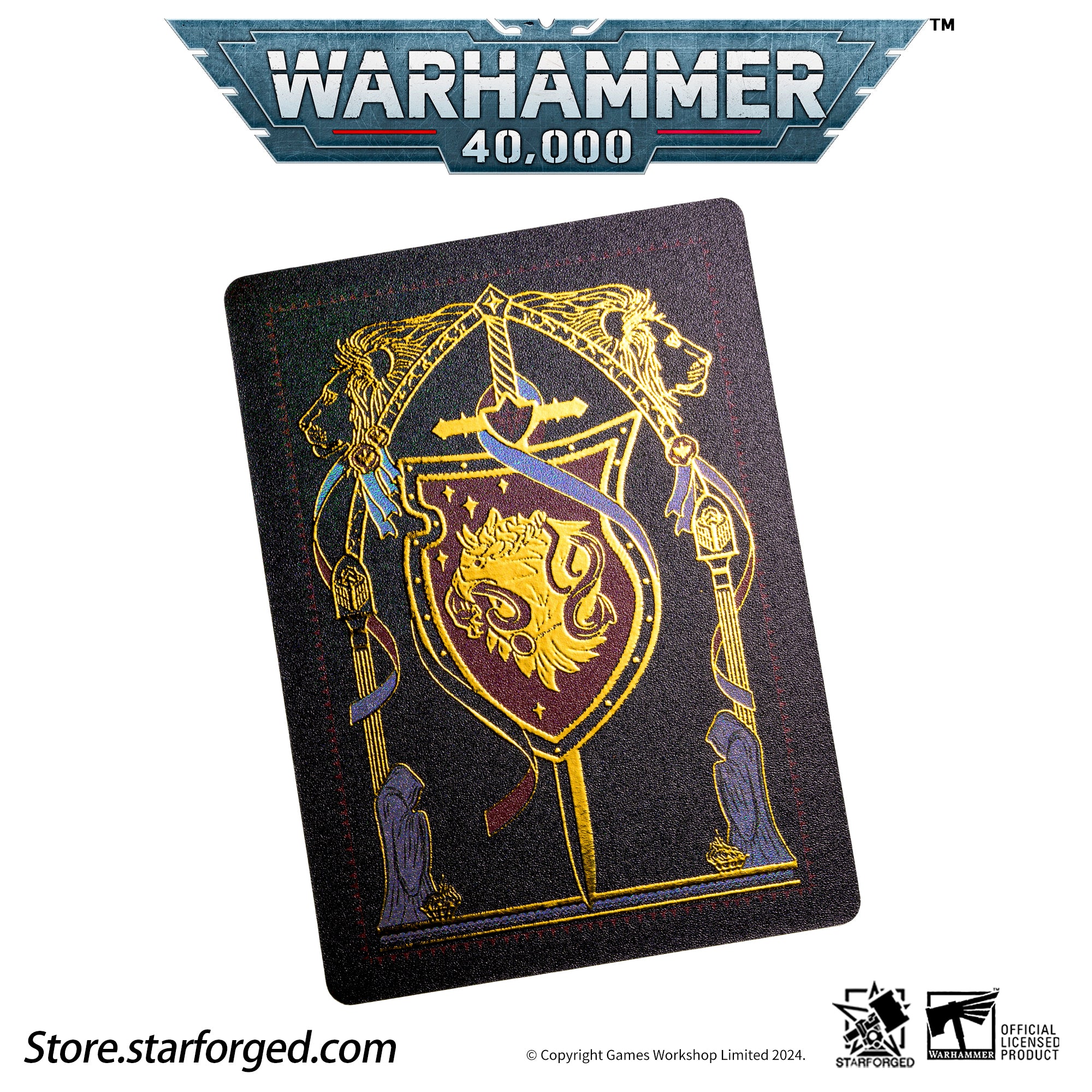 Starforged Warhammer 40K Dark Angel  Lion El'Jonson Bronze Bust Seal Wax  & Coin Set Other