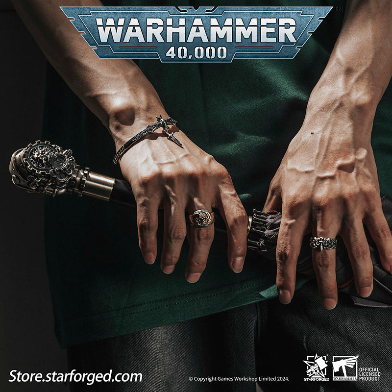 Warhammer 40K Themed Umbrella Omnissian Staff Adeptus Mechanicus Exclusive Other