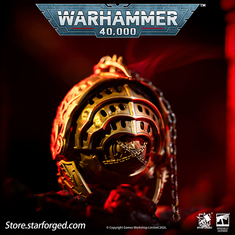 Starforged Warhammer 40K Chaos Space Marines Dark Mechanicum Thurible Incense Burner Men's Fashion Jewelry