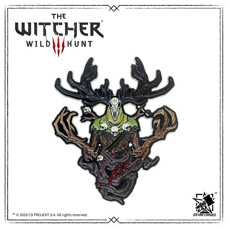 Starforged The Witcher 3: Wild Hunt Leshen Sigil Seal Badge Pin Game Merchandise Officially Authorized