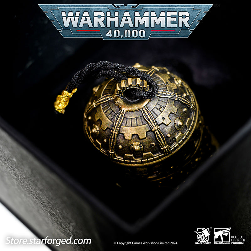 Starforged Warhammer 40K Domination Bell of Ominissah Adeptus Mechanicus Copper Pendant Other