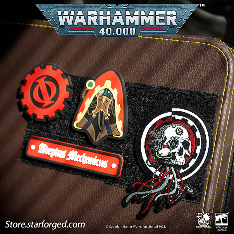 Starforged Warhammer 40K Adepta Sororitas Defenders of Terra Honor Patch Collection Men's Gift Accessories In the war-torn universe of Warhammer 40K, the Emperor's wrath stretches across the stars. The armed forces of the Imperium stand as an iron tide guarding a decaying civilization, driven by fanatical devotion to "mankind's supremacy" and desperate struggle. This includes the Adeptus Astartes, the Mechanicus, the Inquisition, and more.Under the Emperor's name, in an "age of no peace," these forces both 