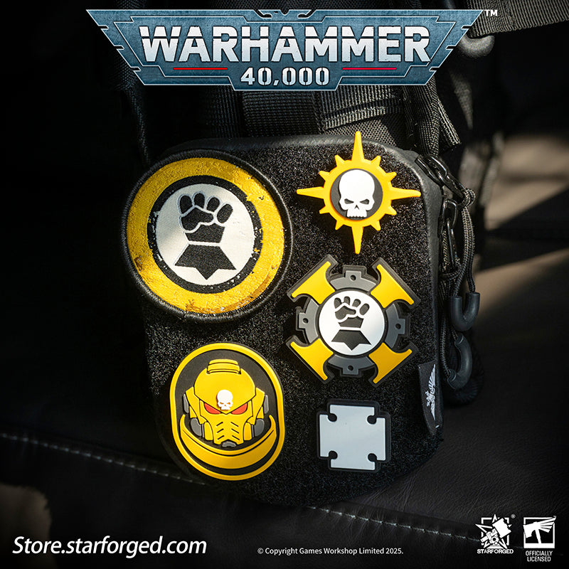 Starforged Warhammer 40K Adepta Sororitas Defenders of Terra Honor Patch Collection Men's Gift Accessories In the war-torn universe of Warhammer 40K, the Emperor's wrath stretches across the stars. The armed forces of the Imperium stand as an iron tide guarding a decaying civilization, driven by fanatical devotion to "mankind's supremacy" and desperate struggle. This includes the Adeptus Astartes, the Mechanicus, the Inquisition, and more.Under the Emperor's name, in an "age of no peace," these forces both 