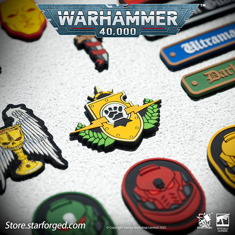 Starforged Warhammer 40K Adepta Sororitas Defenders of Terra Honor Patch Collection Men's Gift Accessories In the war-torn universe of Warhammer 40K, the Emperor's wrath stretches across the stars. The armed forces of the Imperium stand as an iron tide guarding a decaying civilization, driven by fanatical devotion to "mankind's supremacy" and desperate struggle. This includes the Adeptus Astartes, the Mechanicus, the Inquisition, and more.Under the Emperor's name, in an "age of no peace," these forces both 