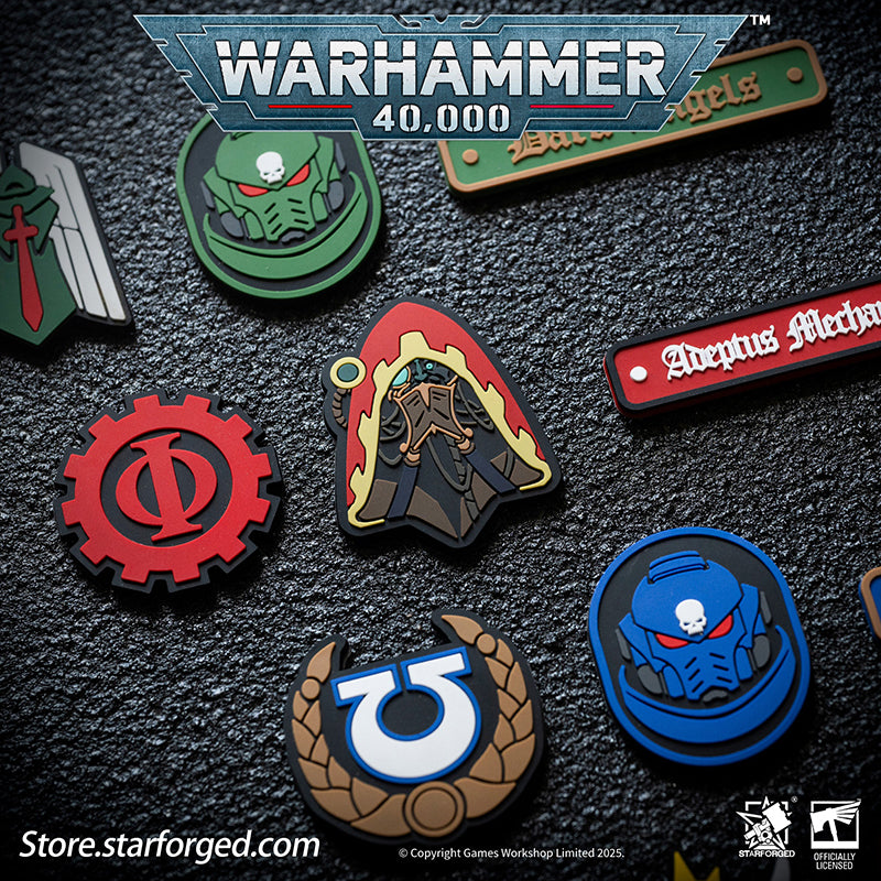 Starforged Warhammer 40K Adepta Sororitas Defenders of Terra Honor Patch Collection Men's Gift Accessories In the war-torn universe of Warhammer 40K, the Emperor's wrath stretches across the stars. The armed forces of the Imperium stand as an iron tide guarding a decaying civilization, driven by fanatical devotion to "mankind's supremacy" and desperate struggle. This includes the Adeptus Astartes, the Mechanicus, the Inquisition, and more.Under the Emperor's name, in an "age of no peace," these forces both 