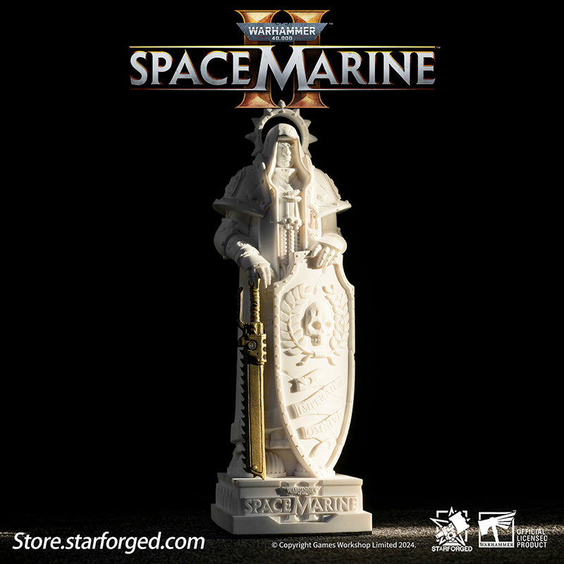 Warhammer 40K Sector Imperialis Statue Space Marines 2 Book