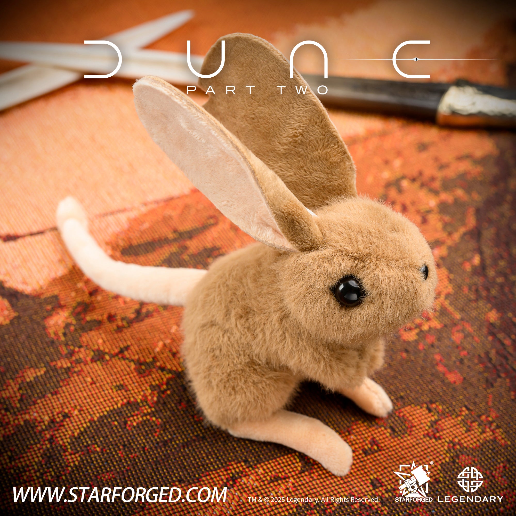 Starforged Dune II Muad'Dib  Desert Mouse Plush Kids Toy Legendary Pictures Official License Other