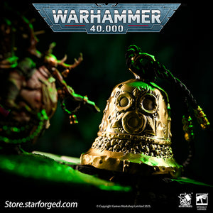 Starforged Warhammer 40K Pustulant Plague Bell of Nurgle Chaos Warrior