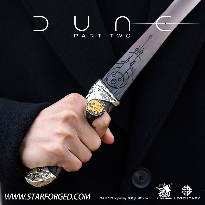 Starforged Dune II  Sandworm Teeth Crysknife Atreides Movie Peripheral Props Restored to Original Authorized Version Other