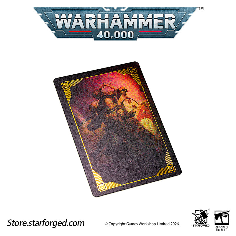 Starforged Warhammer 40K Dark Angel  Lion El'Jonson Bronze Bust Seal Wax  & Coin Set Other