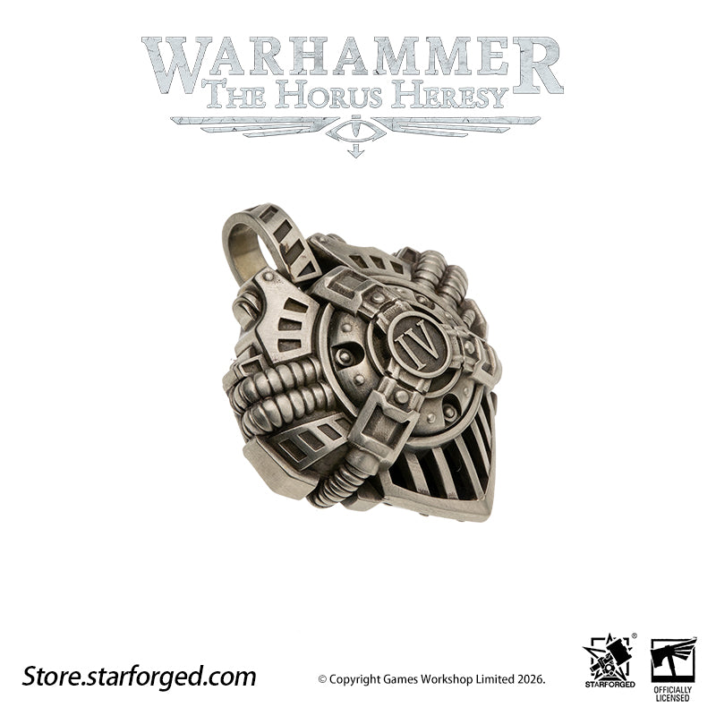Starforged Warhammer 30K Iron Warriors Heart of Iron Necklace Pendant Warhammer Gifts Fashion Accessories
