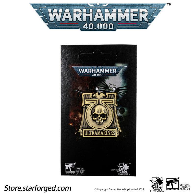 Starforged Warhammer 40K Chapter Icon Grey Knight  Death Watch Space Wolves Pin Badge Men's Accessories
