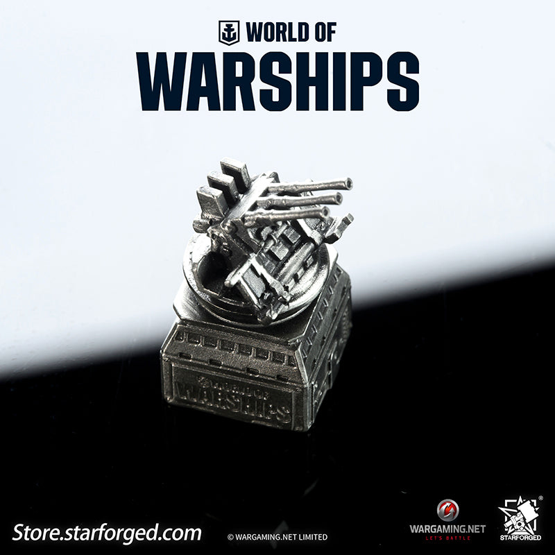 Starforged World of Warships Armament Turret Keyboard Keycaps Game Peripherals Official Authorization