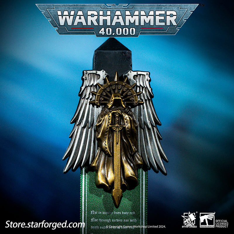 Starforged Warhammer 40K Dark Angels Seal of Duty Emble of Inner Circle Brooch The Dark Angels, ranked as the First among the twenty Space Marine Legions, were the first Astartes Legion created before the Great Crusade. Many of their strategic doctrines and tactical teachings became the foundation for the Space Marines that followed. Their Primarch, Lion El'Jonson, holds a pivotal role in the long history of the Warhammer universe. Recently, the father of the First Legion has returned to the 40K universe, a