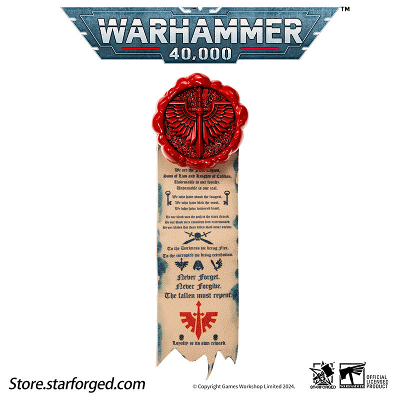 Warhammer 40K Brooch Peripheral Products Purity Seals 4 Piece Starforged Set 2