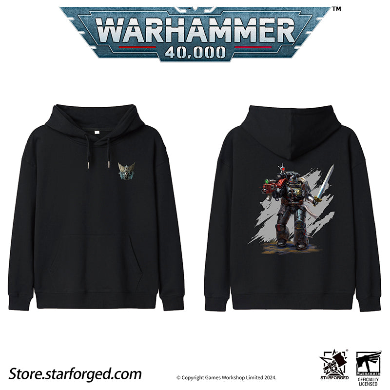 Starforged Warhammer 40K Honor Guard Series Themed Hoodie Space Marines 2 Men's Sweatshirts Other
