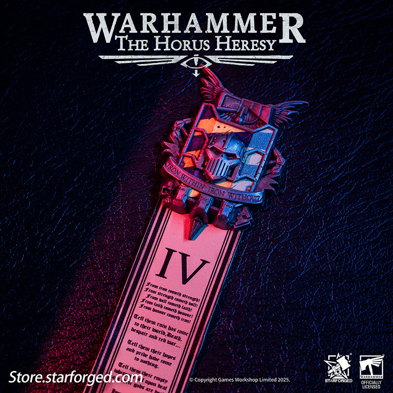 Starforged Warhammer 40K 4th Legion Iron Warriors Honour Badge Of Warsmith Seal Badge The history of the IVth Legion traces back to the final days of the Unification Wars on Terra. Created as part of the Emperor's grand design, the Iron Warriors rapidly expanded during the conflicts, their gene-seed demonstrating remarkable adaptability that allowed the Legion to swiftly integrate new recruits and resources - forming the unyielding foundation for the Great Crusade.