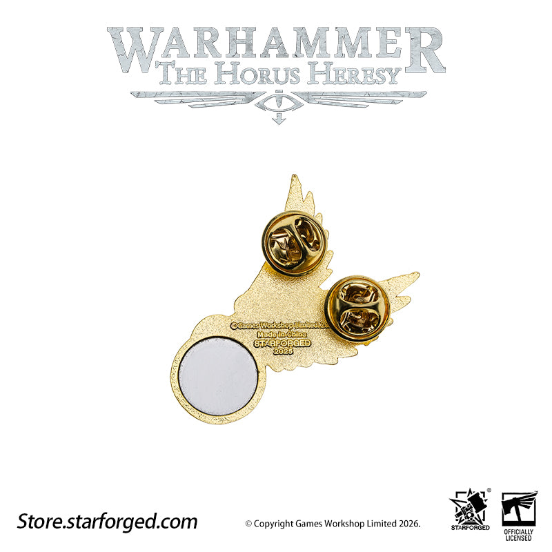 Starforged Warhammer 30K Chaos Space Marine Emperor's Children Phonecian's Favour Armourial Pin Warhammer Gifts Fashion Accessories