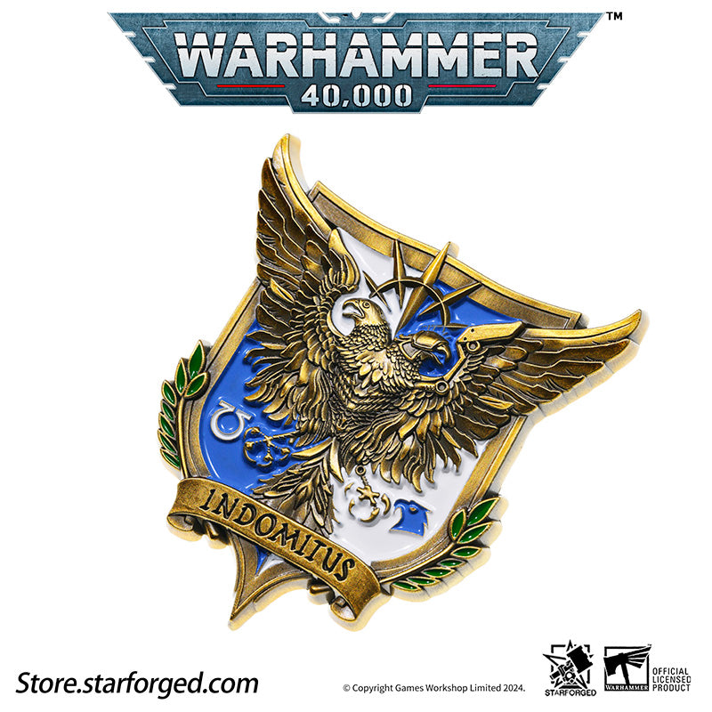 Starforged Brooch Roboute Guilliman  Indomitus Crusade Campaign Badge Pin Badge Warhammer 40000