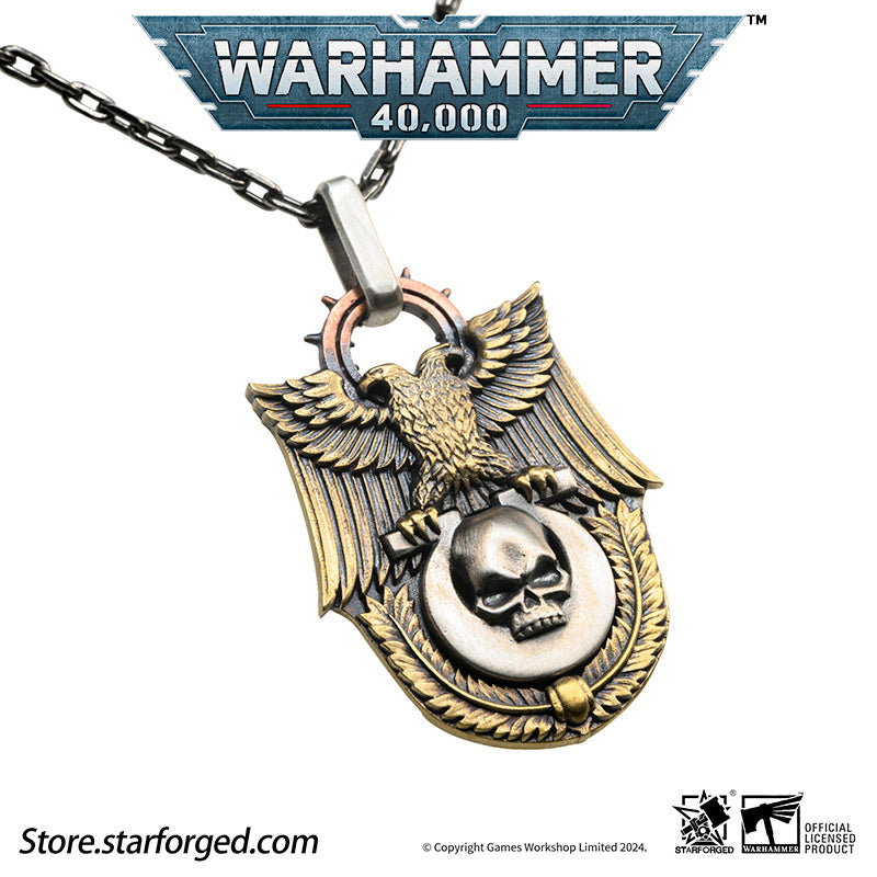 Starforged Warhammer 40K Macragge‘s Triumph Ultramarines Space Marines II Men's Necklace Christmas Gifts
