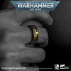 Starforged Insignia Aquilon Imperium of Man Warhammer Eagle Ring Gold