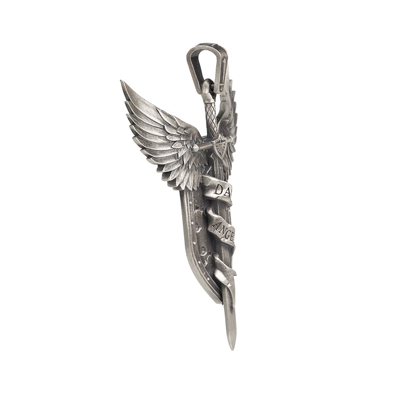 Starforged Lion El'Jonson Warhammer 40K Dark Angels Necklace Men's Space Marines Pendant Sterling Silver