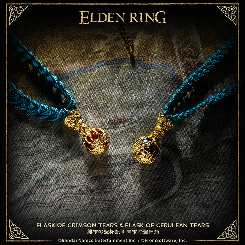 Starforged Flask of Crimson Tears ELDEN RING Men's Necklace Pendant Game Props Boyfriend Gift