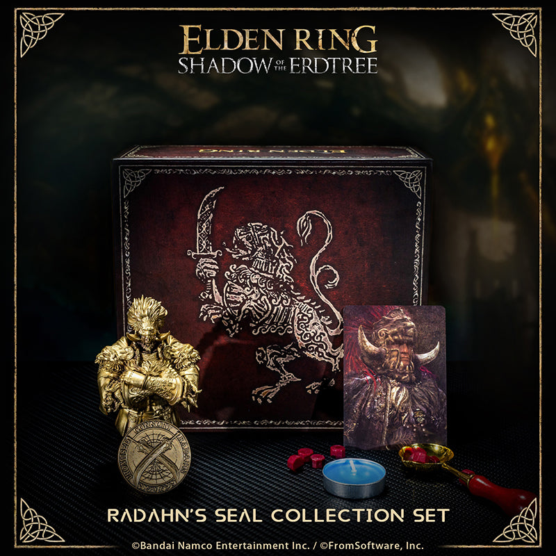 Starscourge Radahn Starforged ELDEN RING Radahn Sealing Wax Statue Commemorative Coins Game Merchandise Officially Authorized 