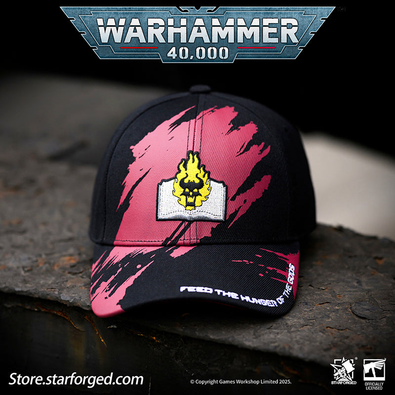 Since Starforged released its Warhammer-themed baseball caps, the product line has received unanimous praise from fans. Whether online or offline, these caps have become a popular and easily accepted everyday fashion accessory for most players. However, Chaos faction fans have long felt left out due to the lack of their favorite designs. This time, we're launching the first wave of Chaos-themed baseball caps to fulfill their long-awaited wish!

In this baseball cap collection, we bring Warhammer fans a sele