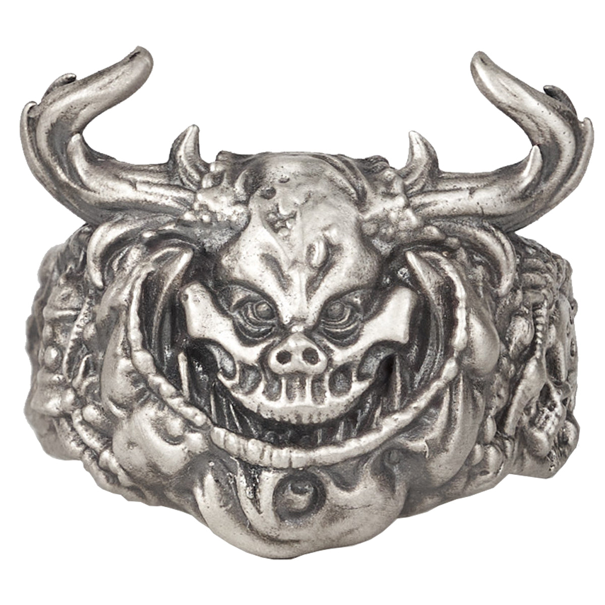 Warhammer 40K Chaos God Nurgle Grandfather’s Cycles Demon Ring by Starforged