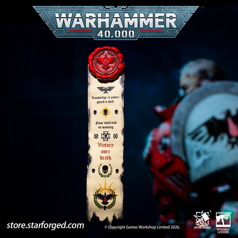 Starforged Warhammer 40K Space Marines Blood Raven Purity Seal | Purity Seals Collectible Pin Badge | Warhammer Gifts — The Blood Ravens are a Space Marine Chapter devoted to knowledge.