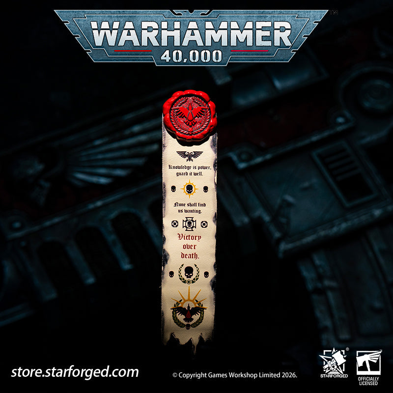 Starforged Warhammer 40K Space Marines Blood Raven Purity Seal | Purity Seals Collectible Pin Badge | Warhammer Gifts — The Blood Ravens are a Space Marine Chapter devoted to knowledge.