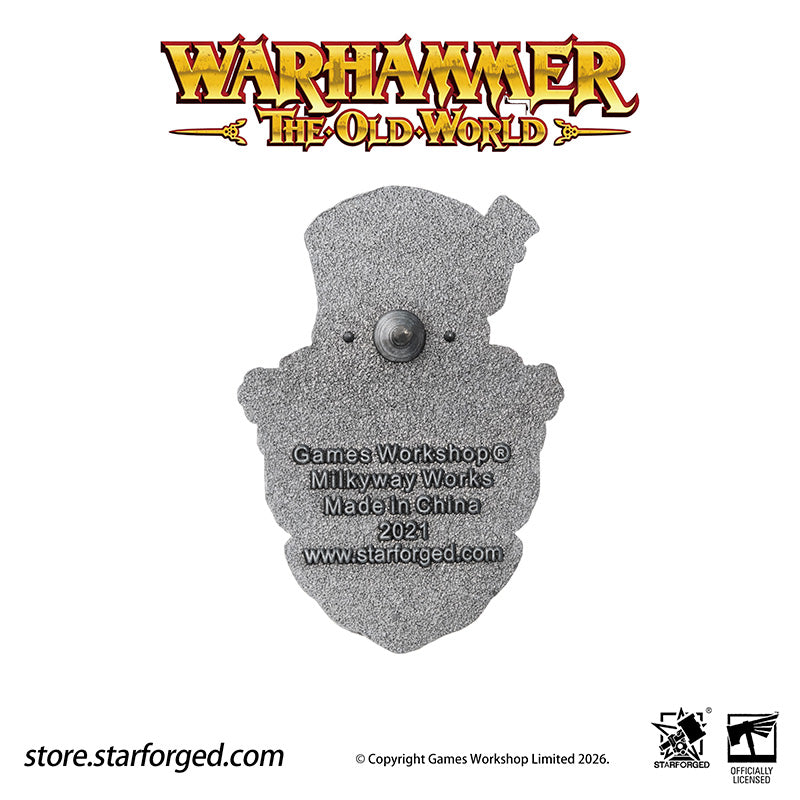 Warhammer Age of Sigma Brokk Grungsson Pin Badge AOS Lord-Magnate of Barak Nar Brooch Starforged