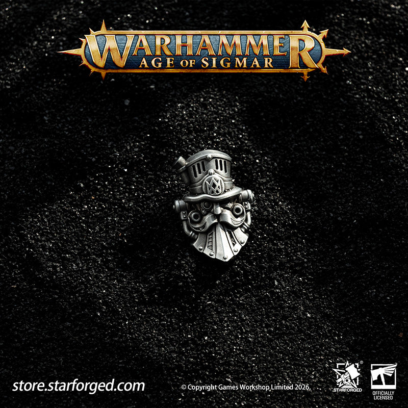 Warhammer Age of Sigma Brokk Grungsson Pin Badge AOS Lord-Magnate of Barak Nar Brooch Starforged