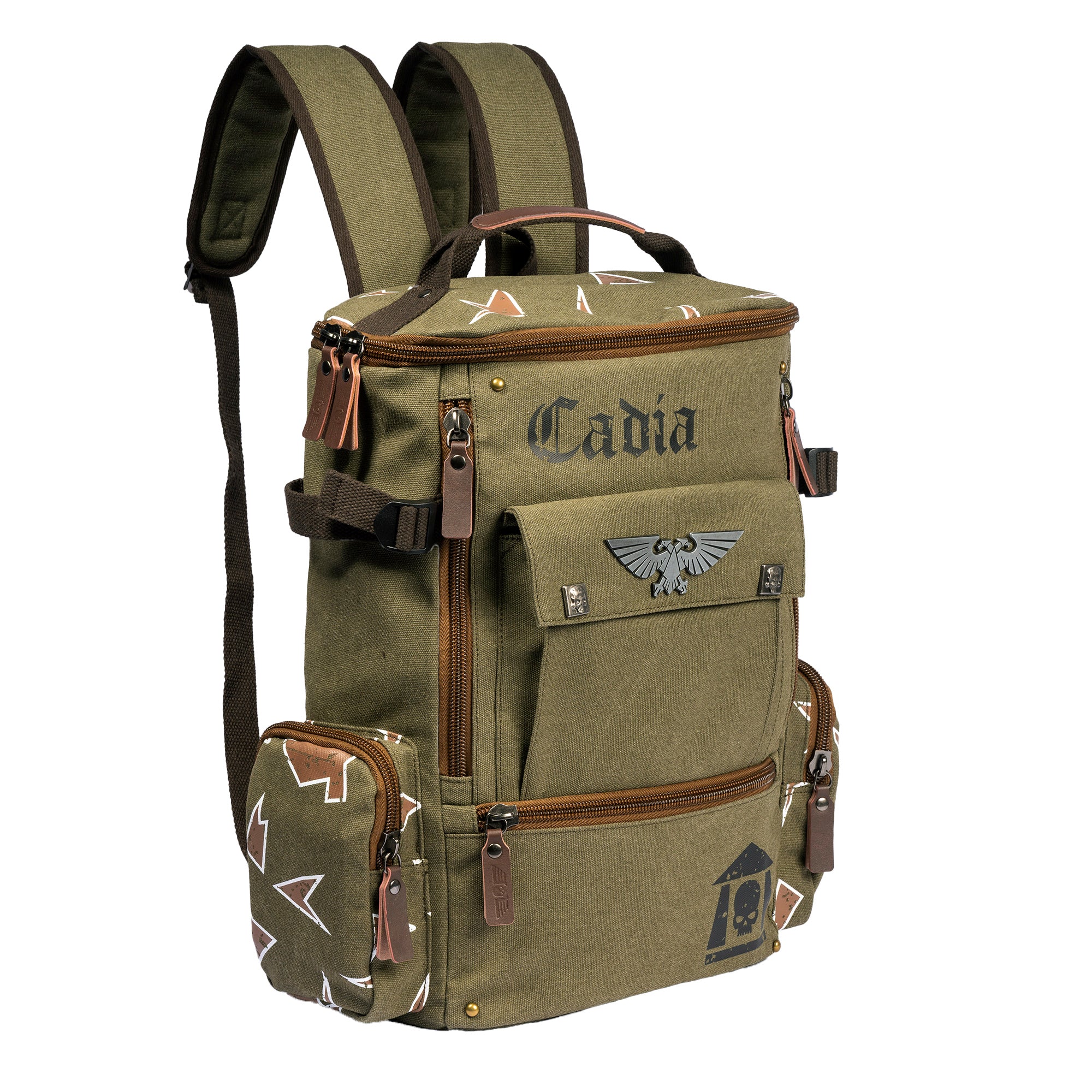 Starforged Warhammer 40K Astra Militarum Inspired Backpack Collection Death Korps of Krieg Siege Regiment Warhammer Computer Bag