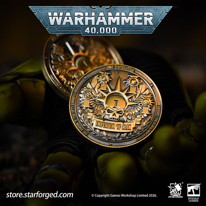 Warhammer 40K Collectible Coin Imperium of Man Terra Planetary Commemorative Coin Other