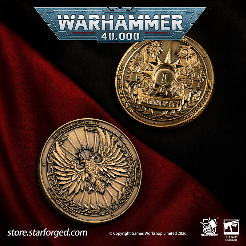 Warhammer 40K Collectible Coin Imperium of Man Terra Planetary Commemorative Coin Other