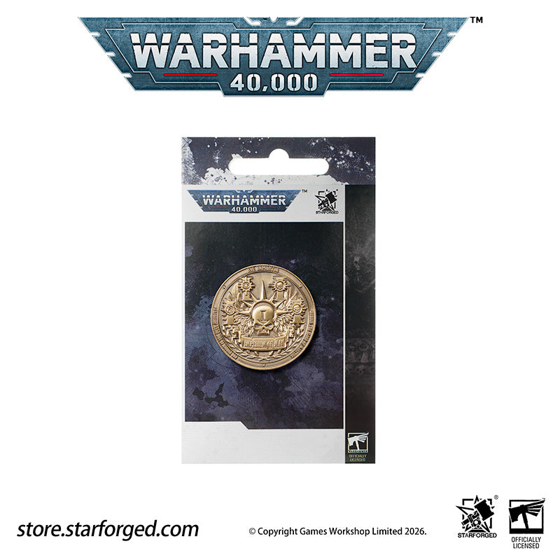 Warhammer 40K Collectible Coin Imperium of Man Terra Planetary Commemorative Coin Other