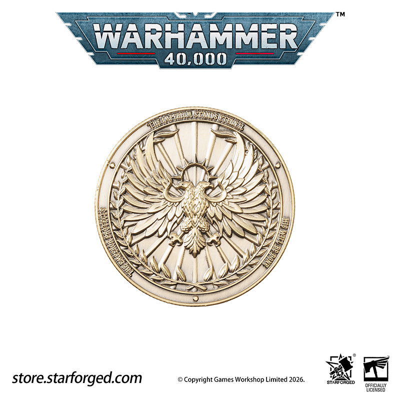 Warhammer 40K Collectible Coin Imperium of Man Terra Planetary Commemorative Coin Other