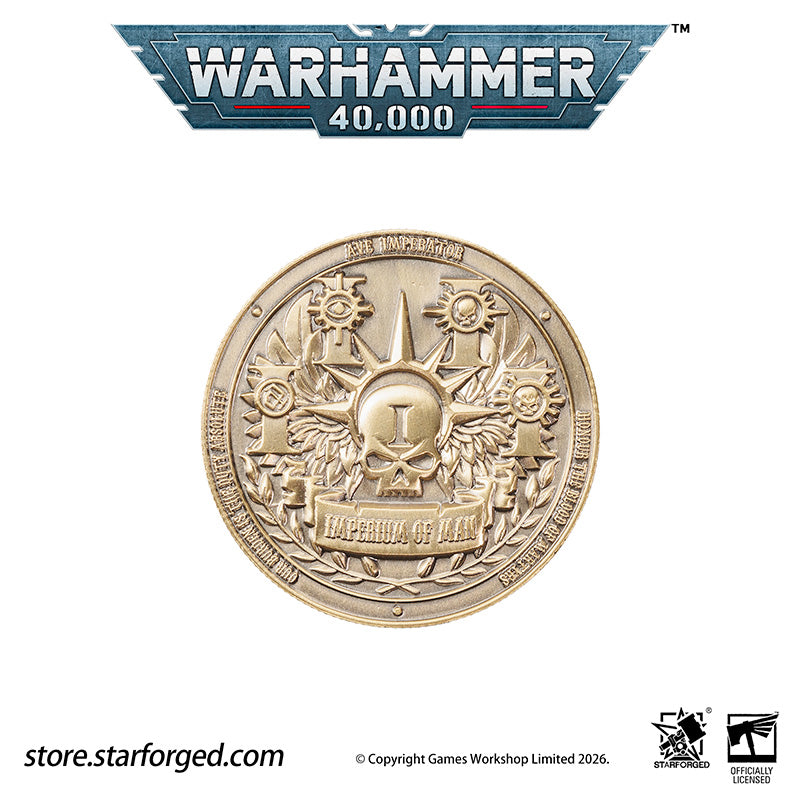 Warhammer 40K Collectible Coin Imperium of Man Terra Planetary Commemorative Coin Other